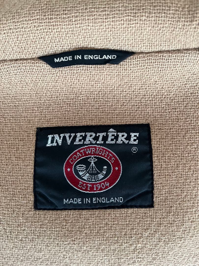 INVERTERE ベージュ ヘリンボーンダッフルコート38