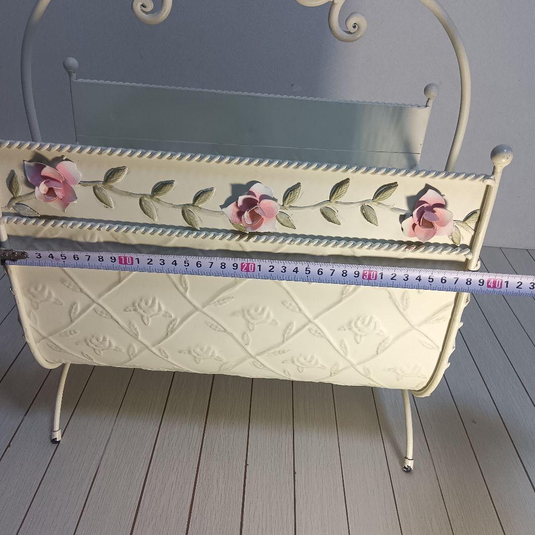 ロココ調　薔薇　マガジンラック　姫系インテリア