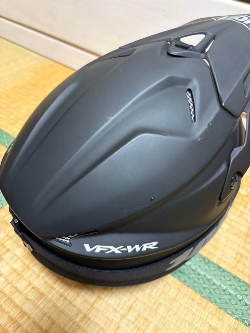 値下げSHOEI ヘルメット マットブラック　vfx-wr オフロード
