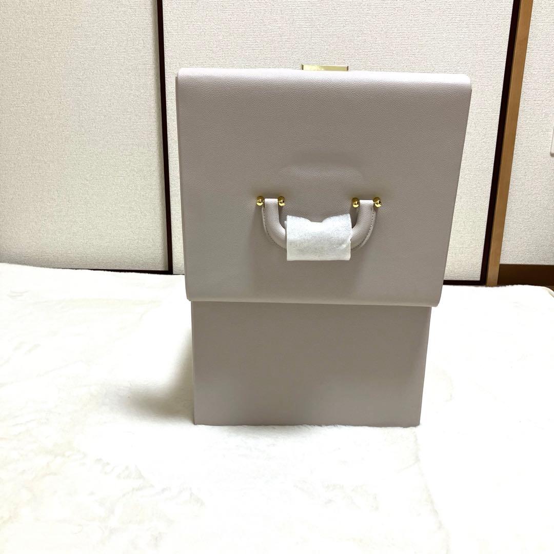 【新品未使用】グレー5層鏡面蓋 大容量 ジュエス宝石時計ブレスレット収納BOX