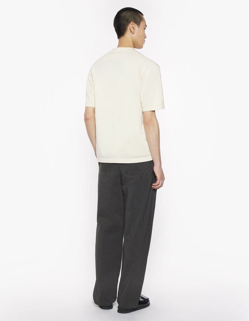 ポ*ス様 ボールド フォックスヘッド エンブロイダード ニット ポロ