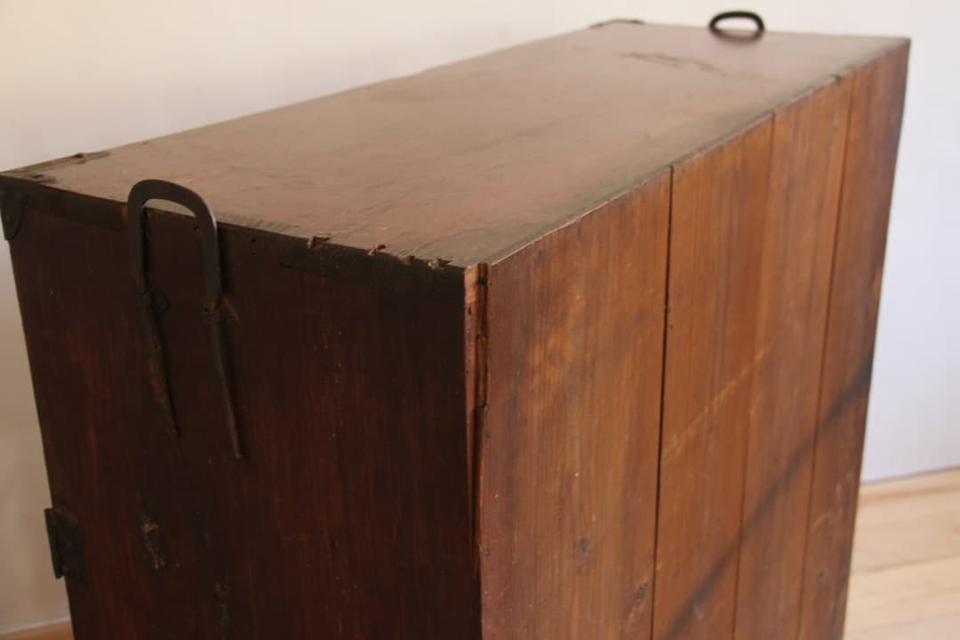 和箪笥　タンス　チェスト　4段　古道具　古家具　ビンテージ　アンティーク　レトロ