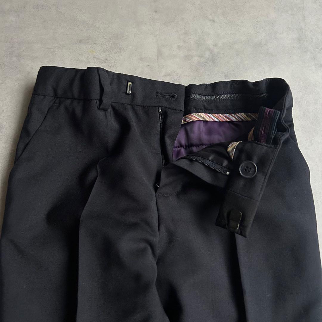 美品✨ポールスミス 120cm スーツ セットアップ　 総裏 2B 裏地柄 黒