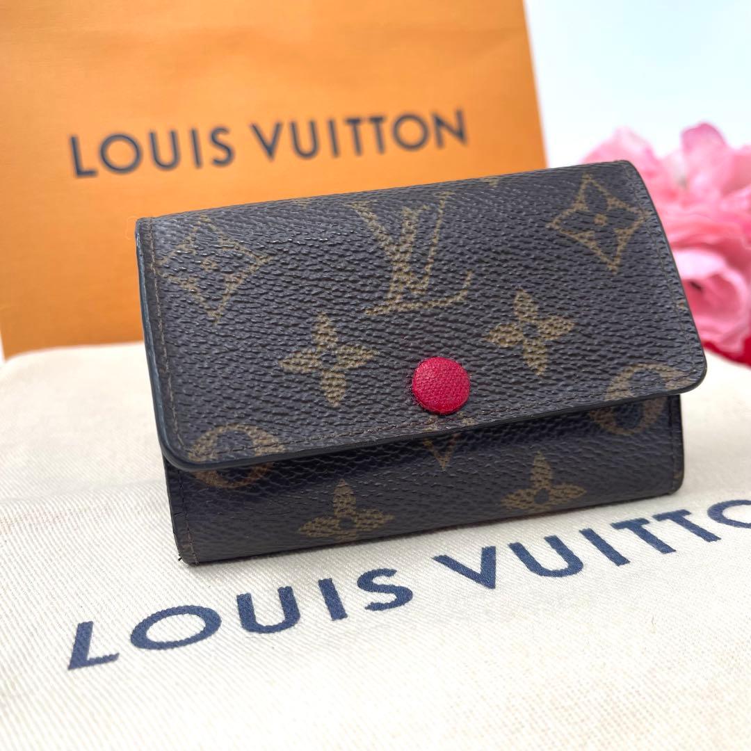 ルイヴィトン モノグラム フューシャ キーケース　キーホルダー　638