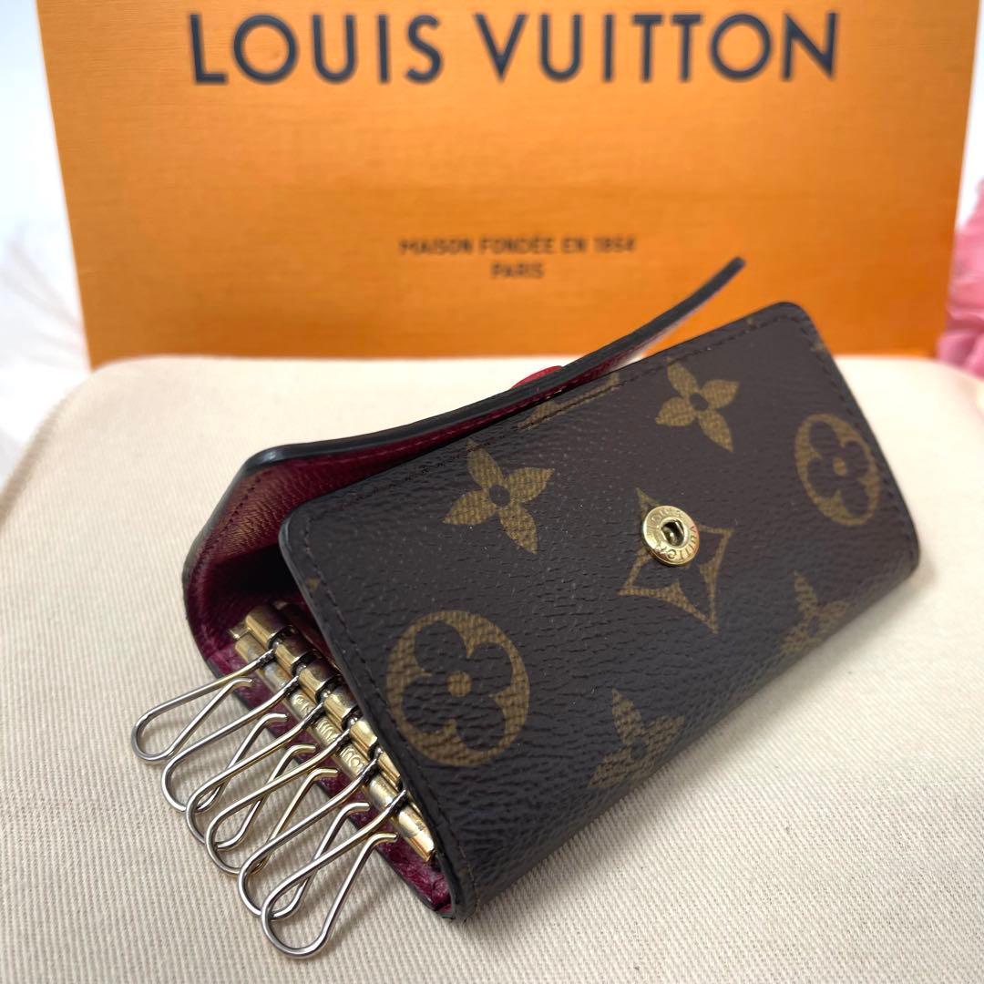 ルイヴィトン モノグラム フューシャ キーケース　キーホルダー　638