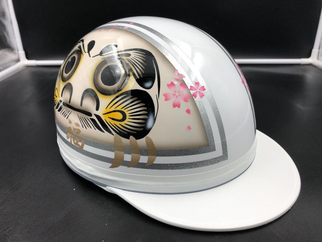 コルク半　カスタム　3つボタン　だるまホワイト　高級クリヤ送料無料