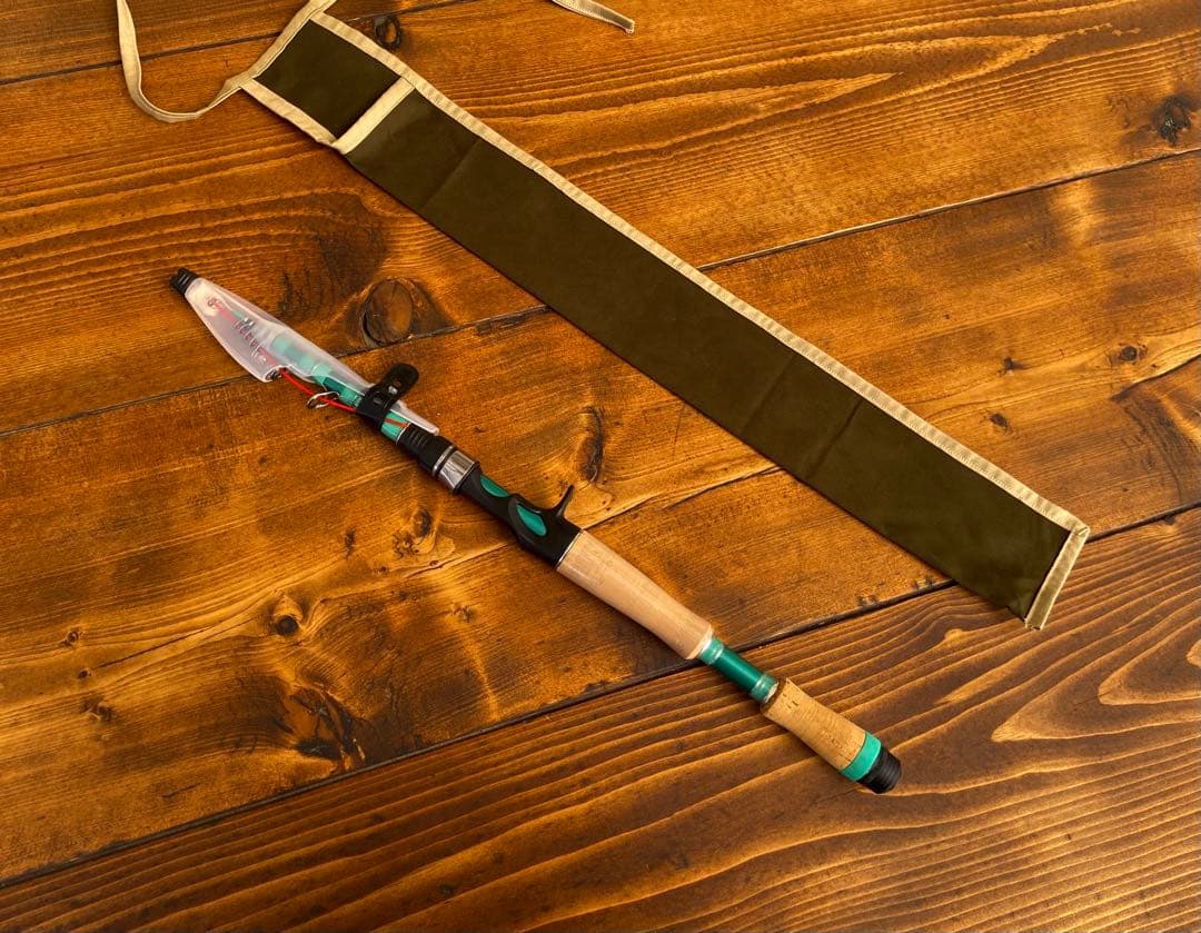 ハンドメイドロッド　6ft テレスコロッド　ベイトロッド　Fujiガイド　180