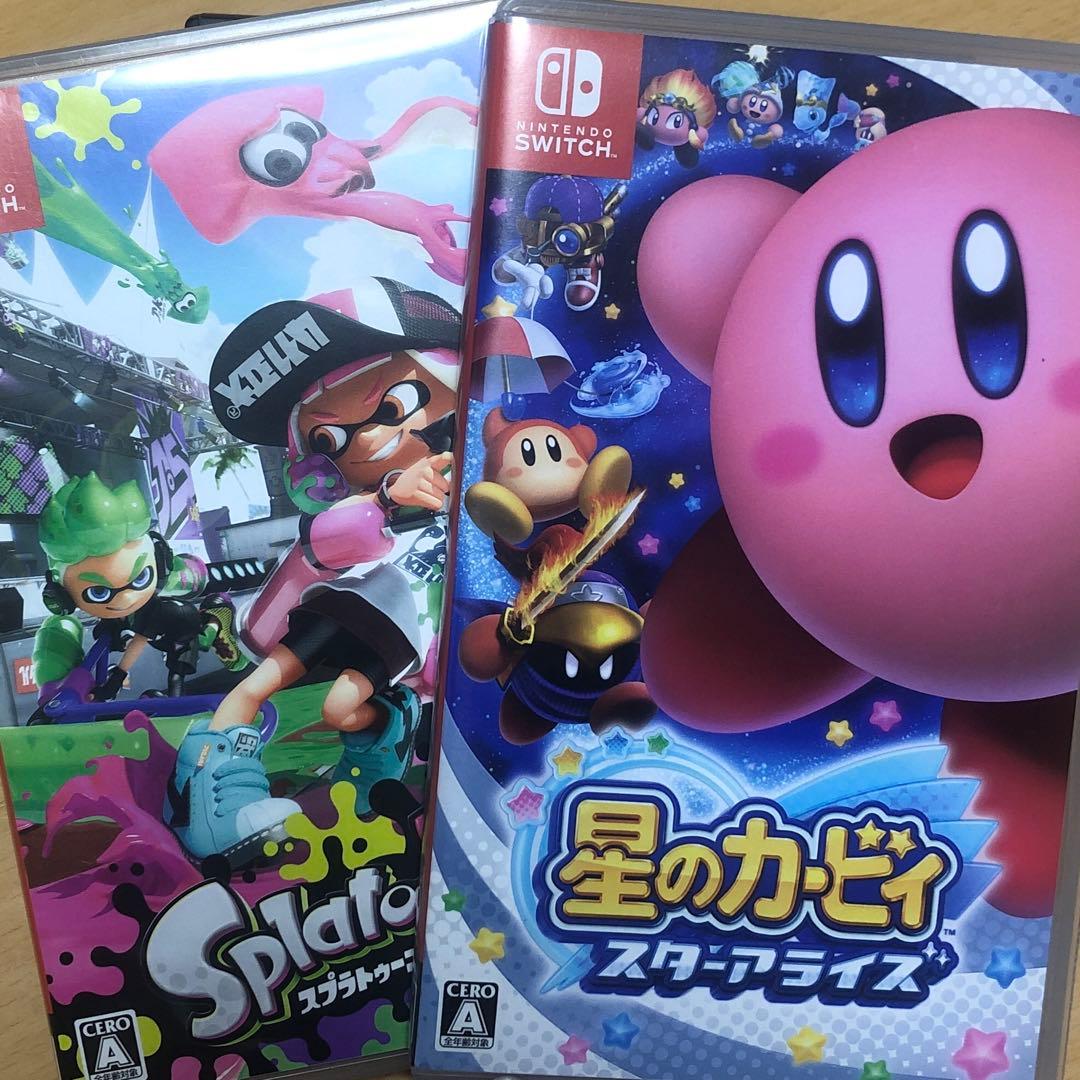 スプラトゥーン2 星のカービィ　ソフト2点