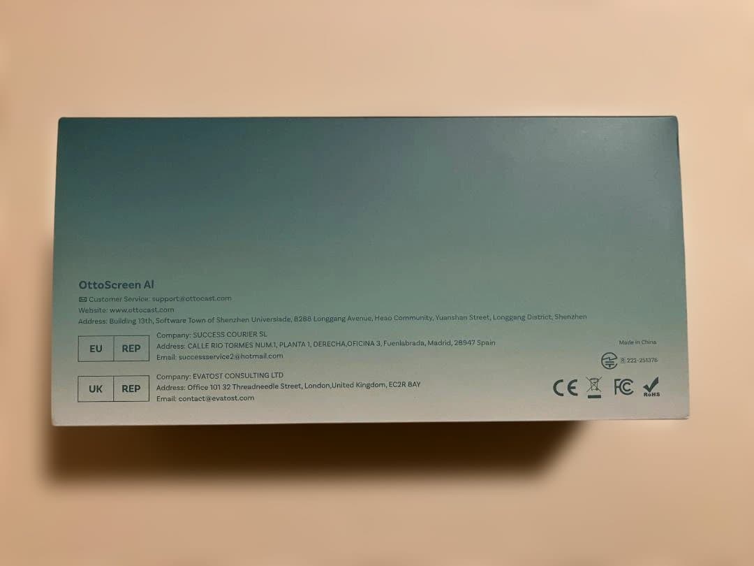 【未使用】Ottocast ScreenAI ポータブルディスプレイオーディオ