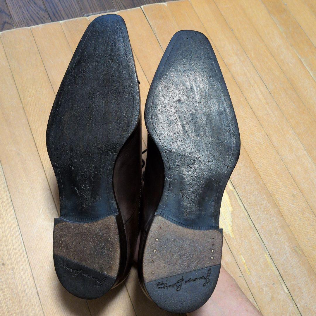 フランチェスコベニーニ　ストレートチップ　ダークブラウン