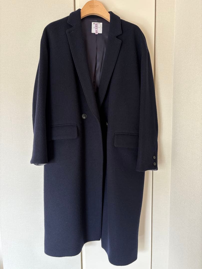 北欧、暮らしの道具店　チェスターコート　ネイビー