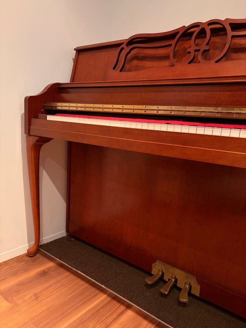★美品綺麗★USA YAMAHA ヤマハ アップライトピアノ 猫足★調律回数多数