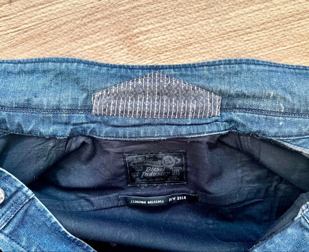 Diesel デニムジャケット パッチワーク