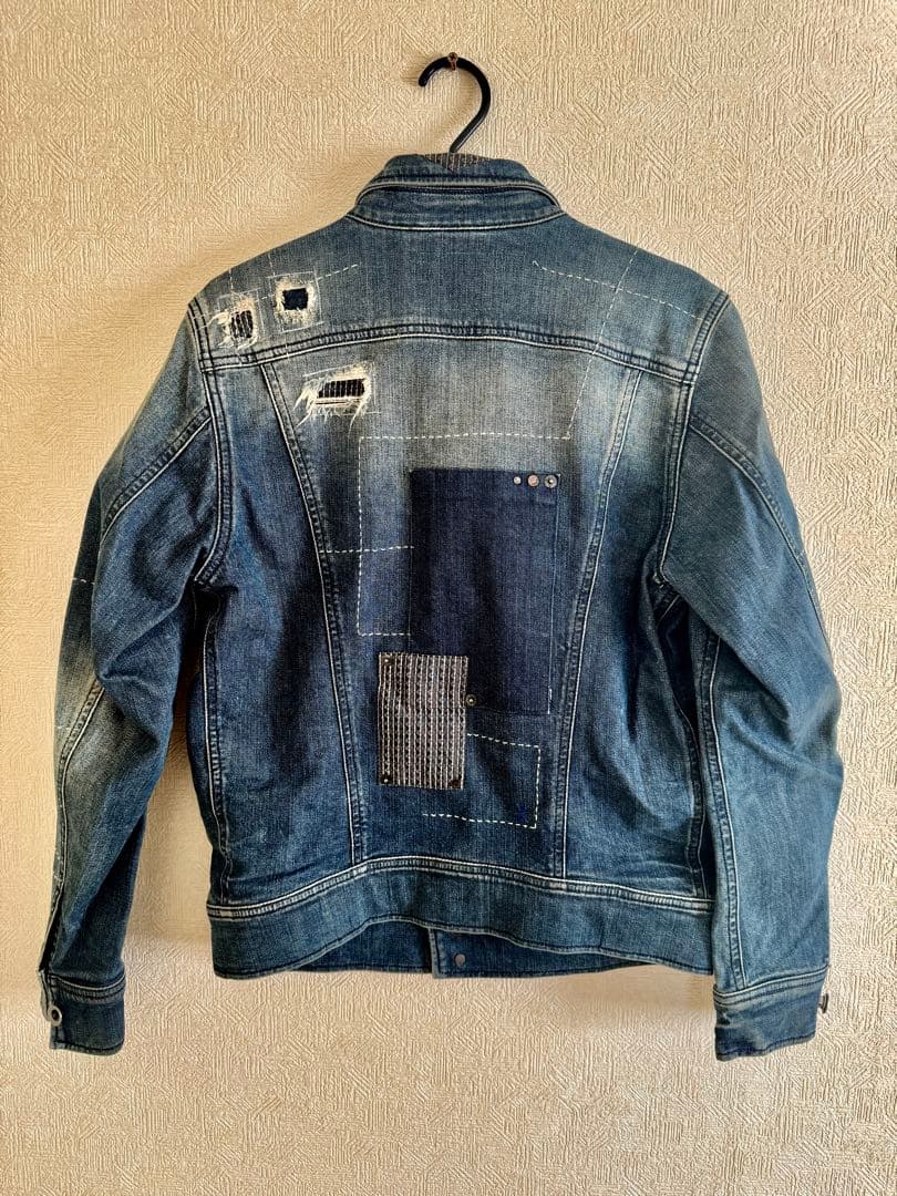 Diesel デニムジャケット パッチワーク