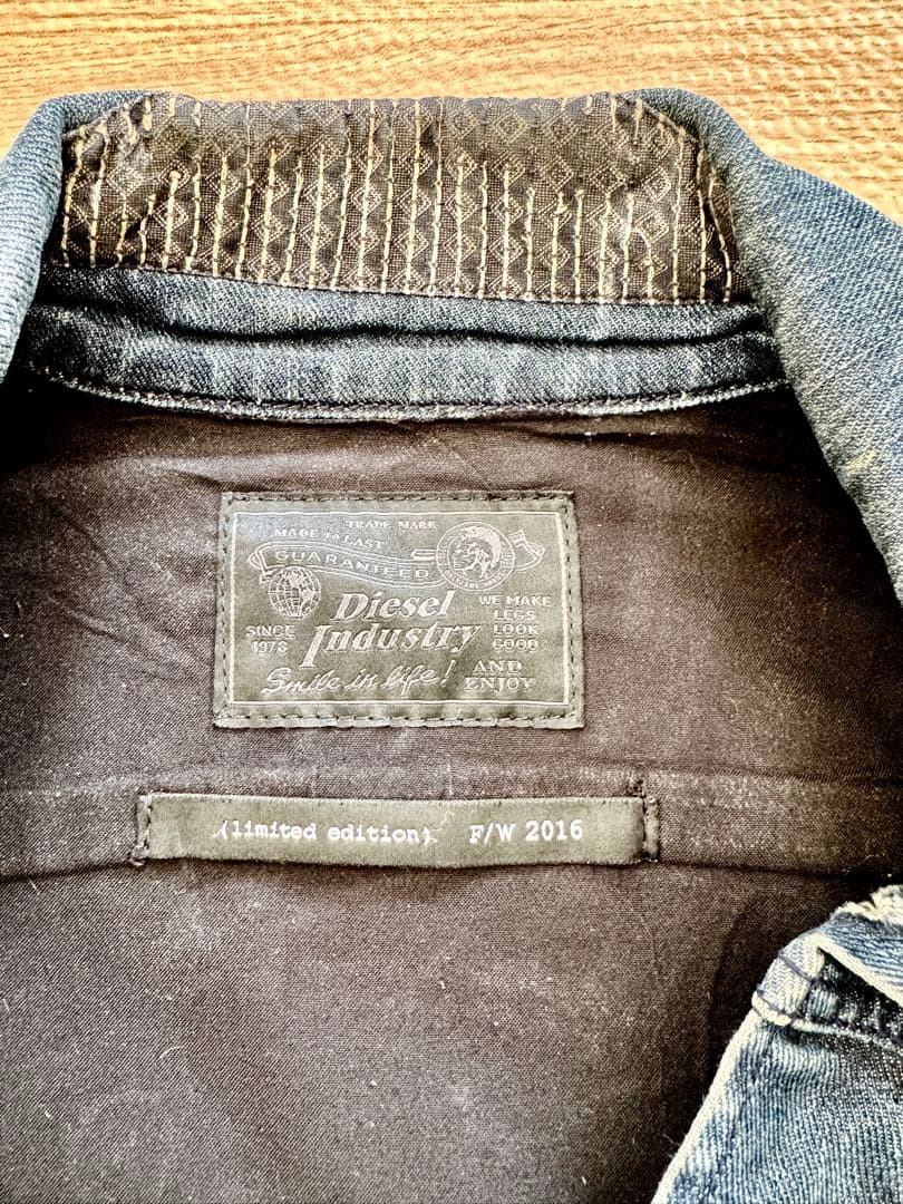 Diesel デニムジャケット パッチワーク