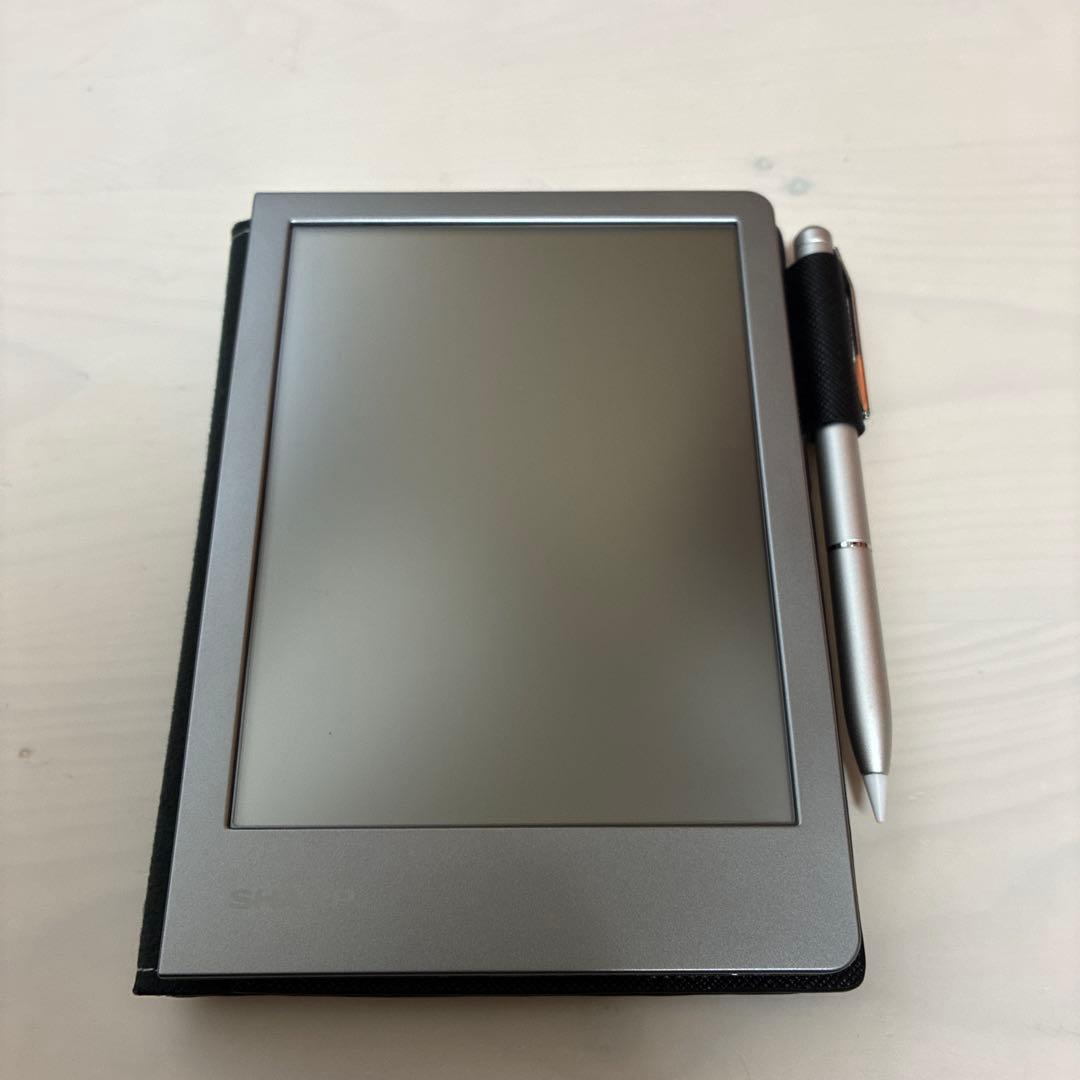 ［美品］SHARP 電子ノート WG-S50 シルバー ペン付き シャープ