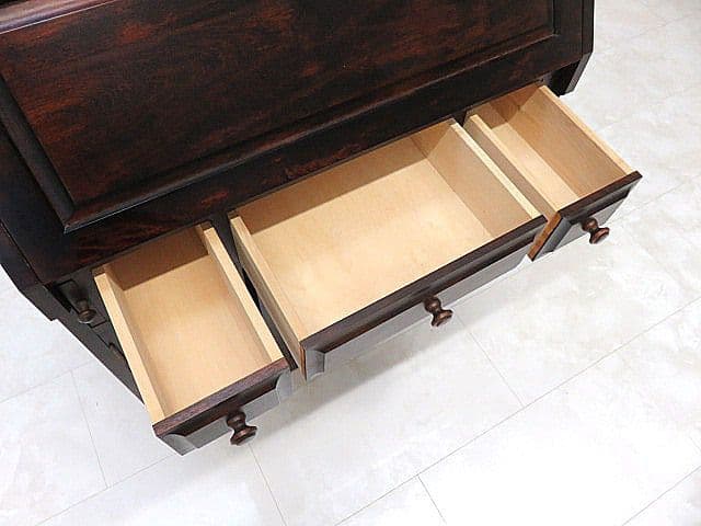 し*き様 美品　和光 樺材ライティングビューロー　 ライティングデスク/書斎デス