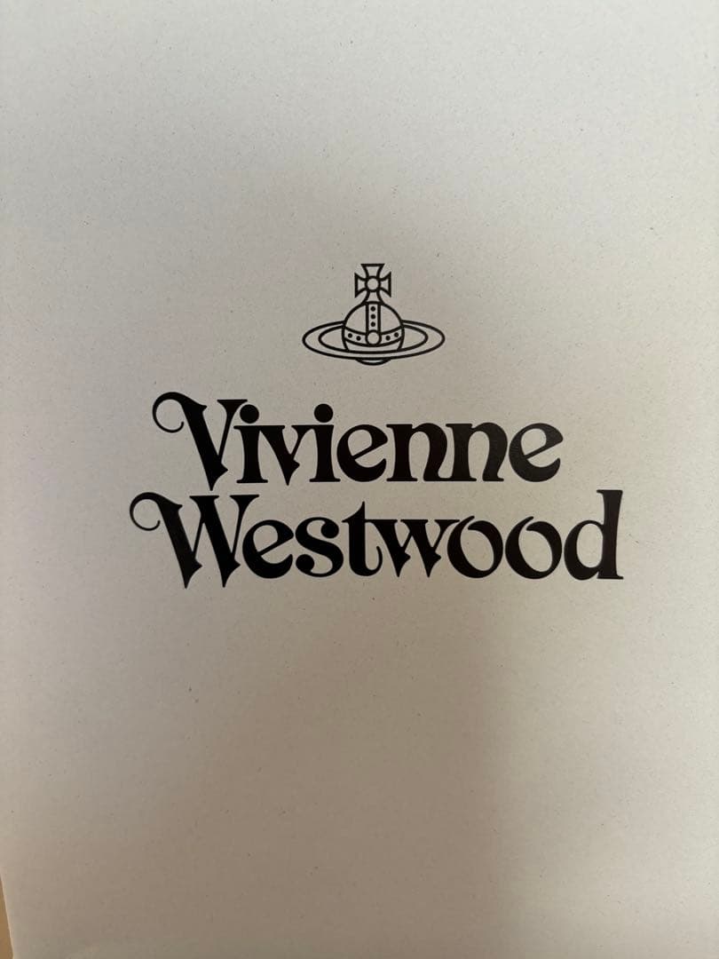Vivienne Westwood 刺繍ロゴ マフラー ホワイト