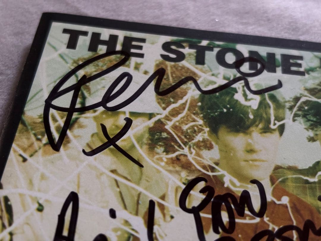 レアThe Stone Roses サインCD ストーンローゼズ イアンブラウン