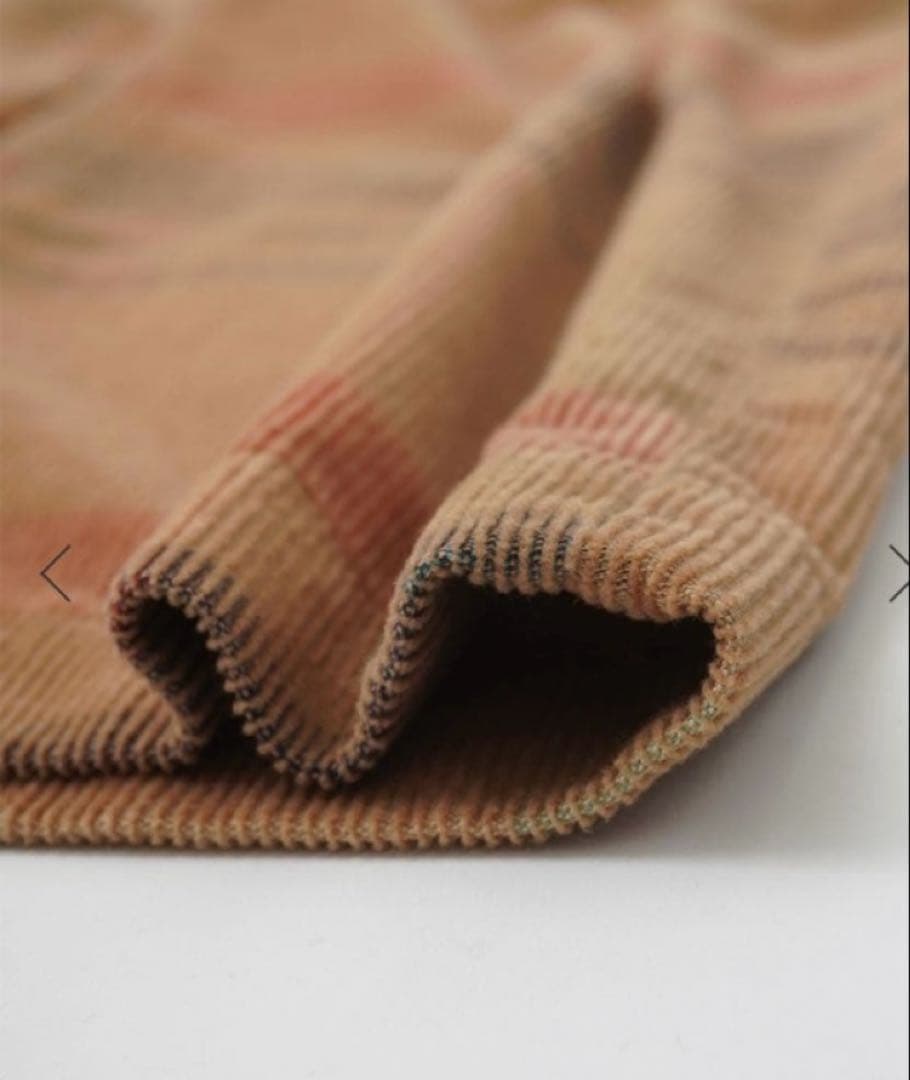 パラスパレス 先染チェック 14W コーデュロイ ストレート パンツ