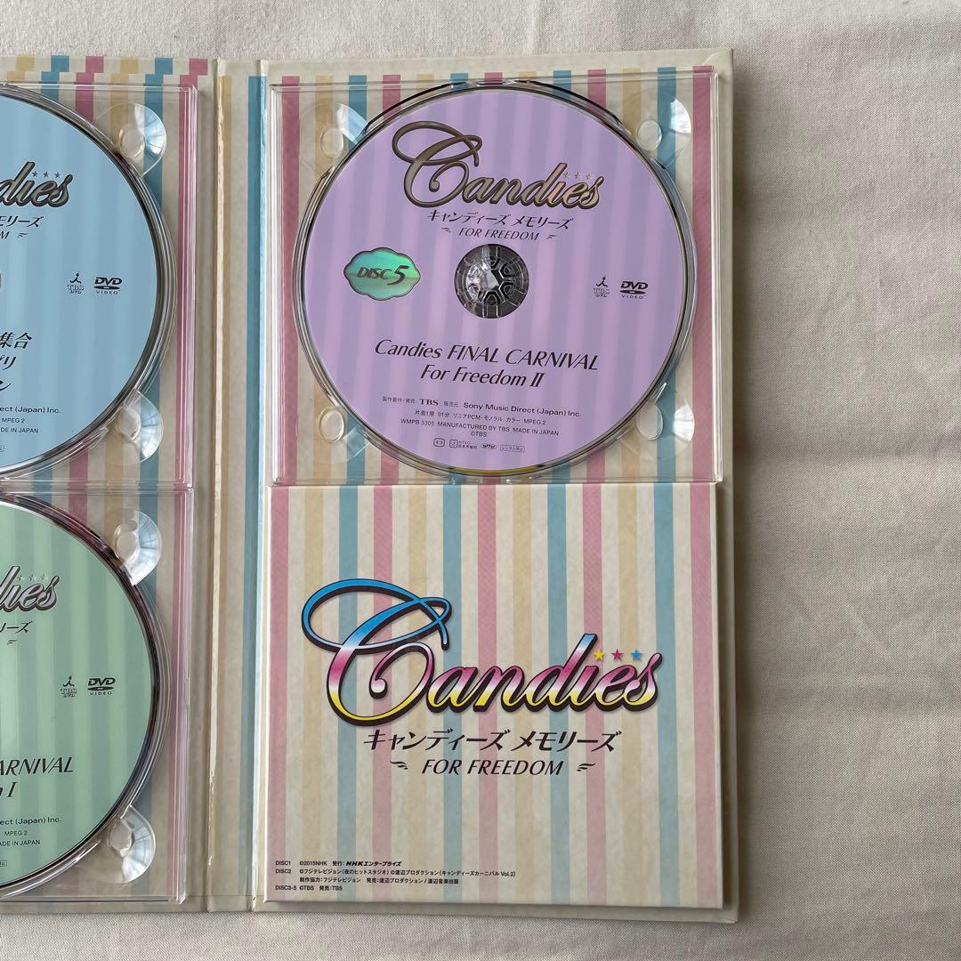 DVD キャンディーズメモリーズ FOR FREEDOM DVD5枚組BOX