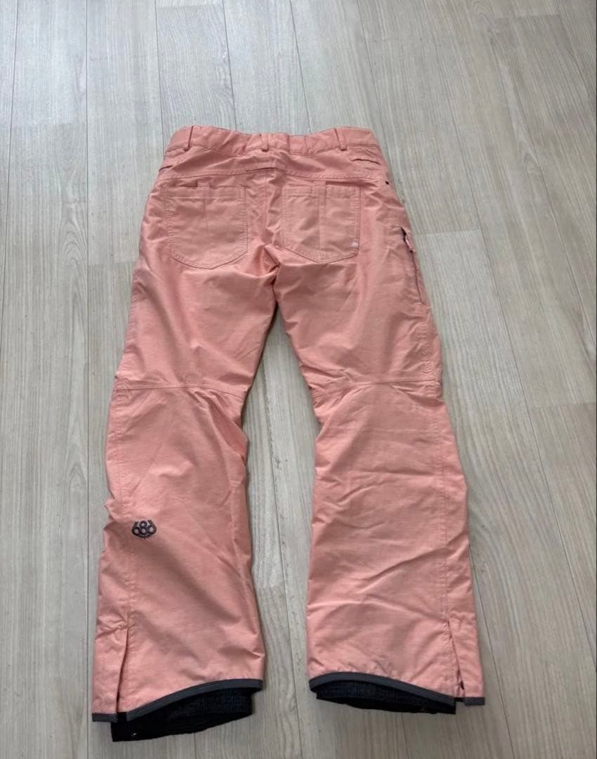 686 スキーウェア　スノボウェア　レディース　上下セット　ピンク　オレンジ