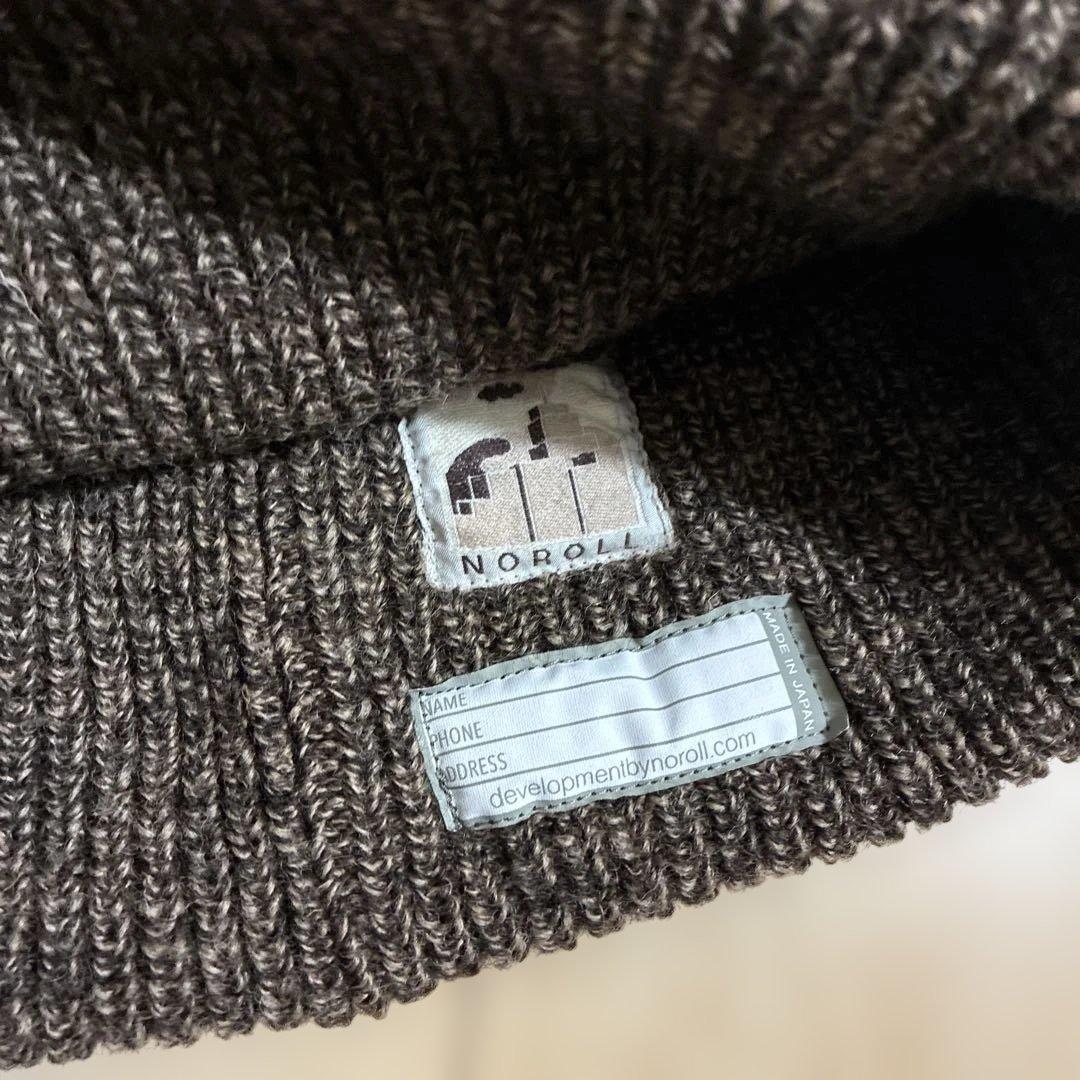 NOROLL GERMINATE SOLID BEANIE / ブラウン