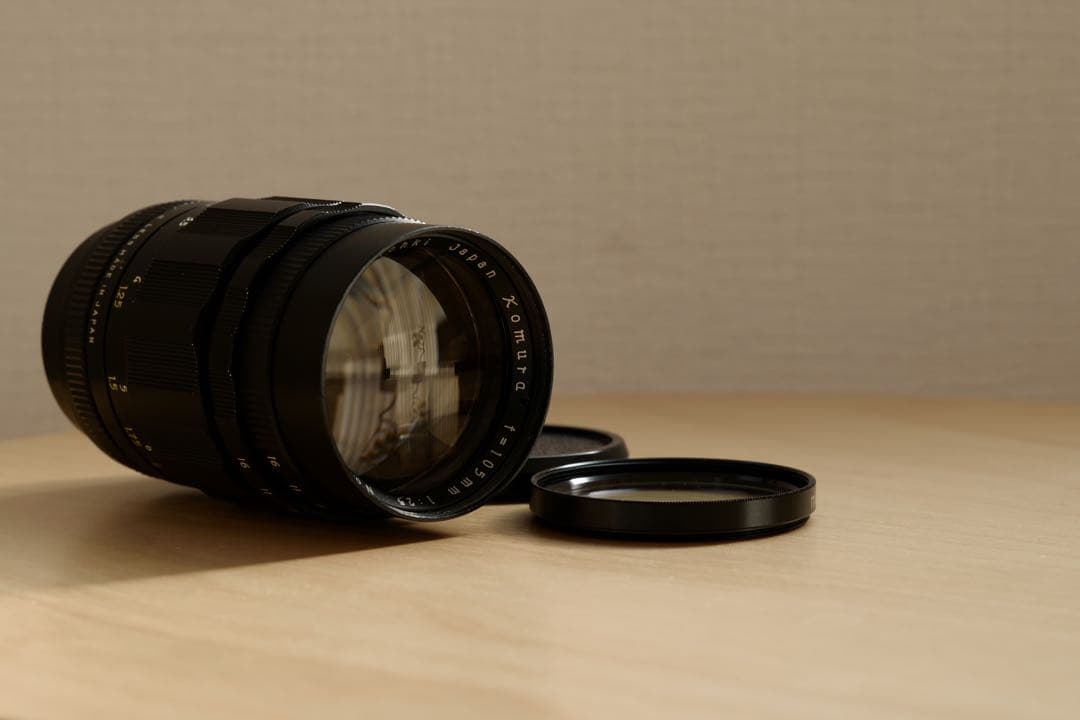 OH済 SANKYO-KOKI KOMURA 105mm F2.5 M42