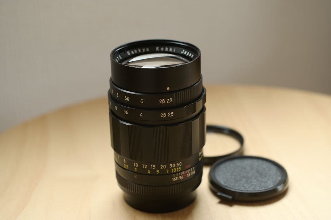 OH済 SANKYO-KOKI KOMURA 105mm F2.5 M42