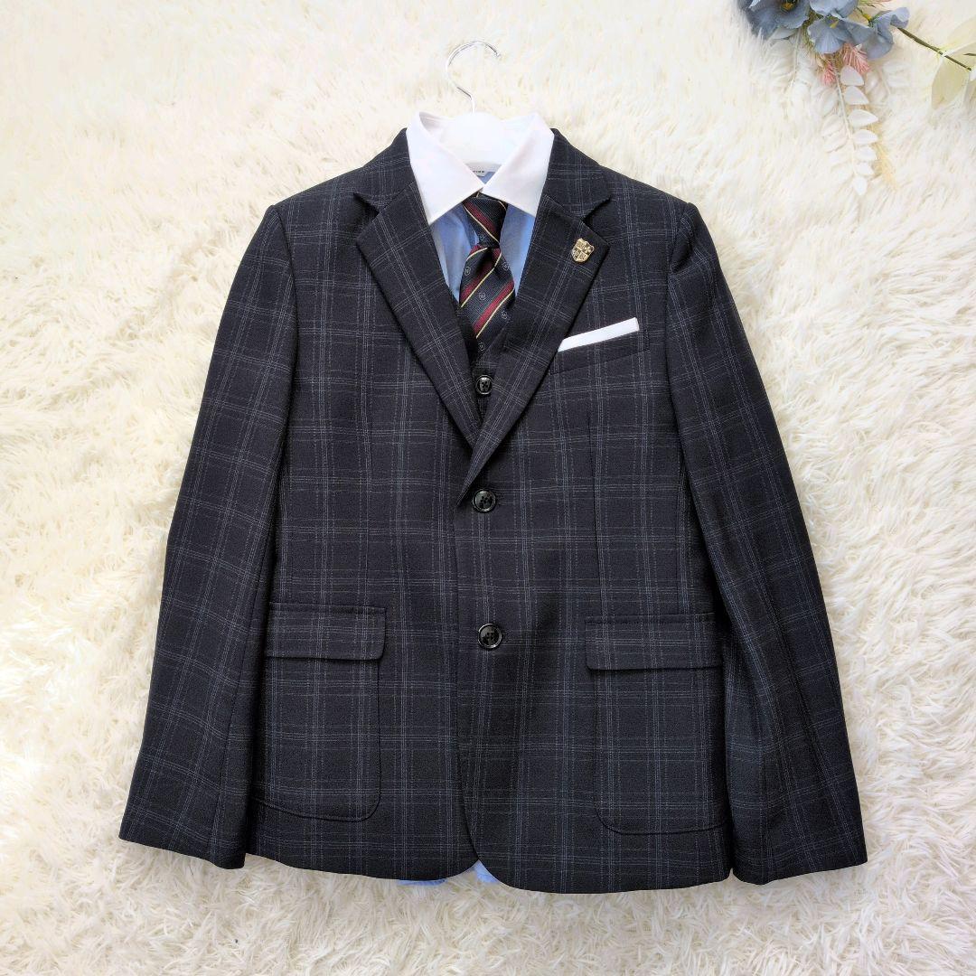 160 ワルツバイビームスデザインキッズフォーマルスーツ 卒業式 入学式 男の子