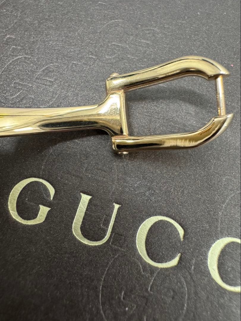 美品GUCCI 1500L ゴールド/ピンクGGシェル文字盤 1Pダイヤ