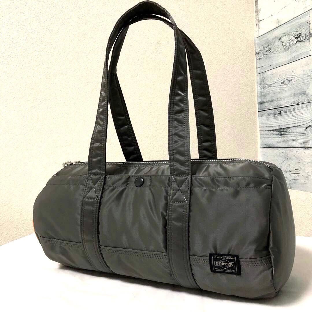 超美品✨希少 ポータータンカー ミニダッフル ボストンバッグLグレー 吉田カバン