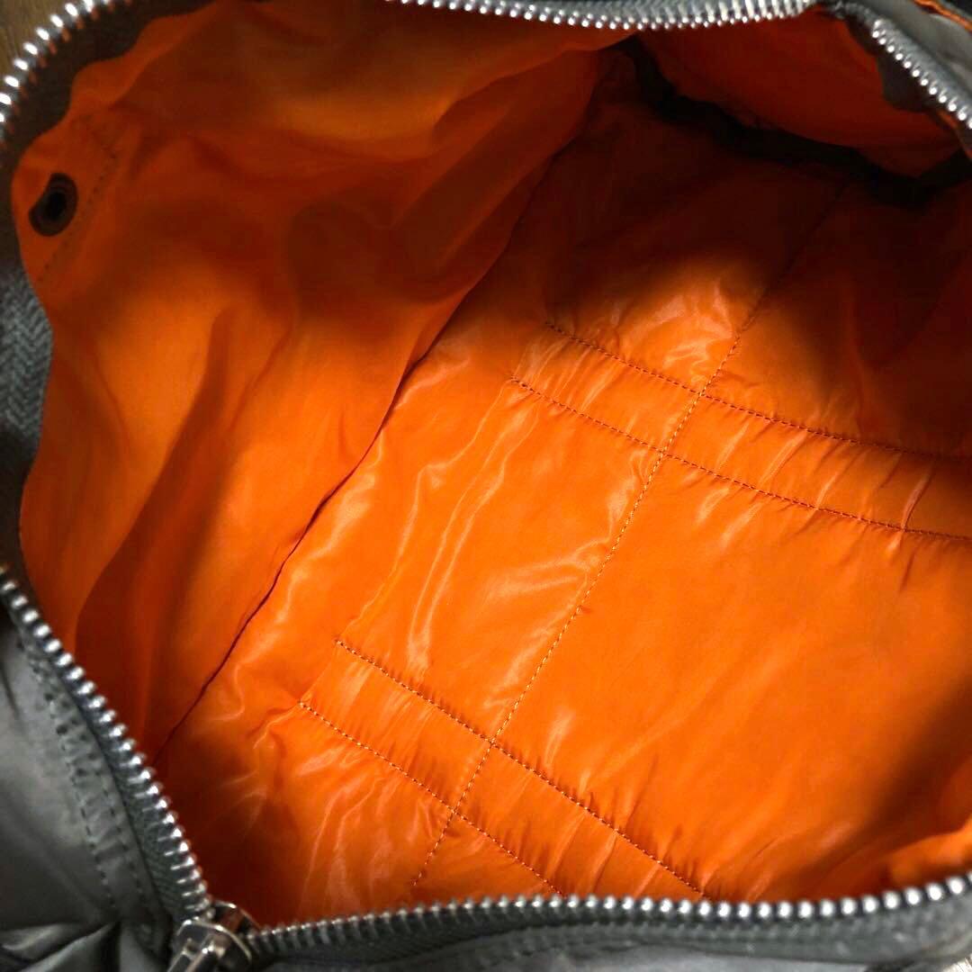 超美品✨希少 ポータータンカー ミニダッフル ボストンバッグLグレー 吉田カバン