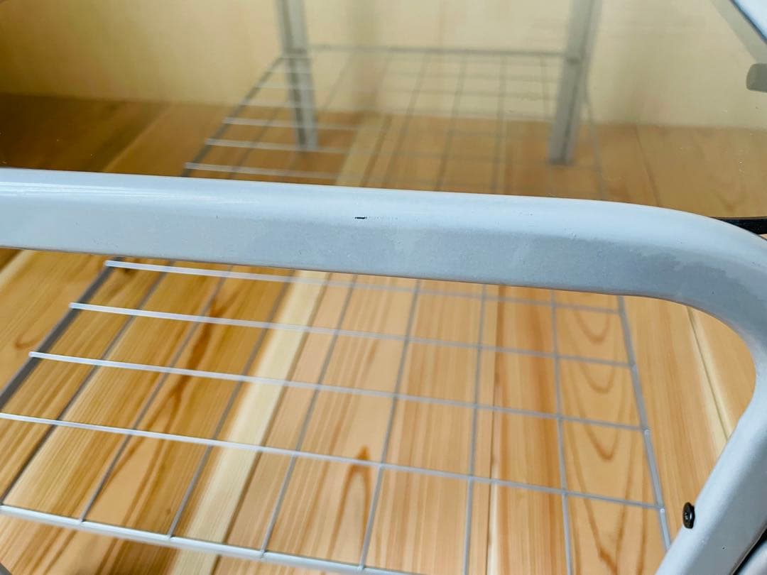 80-90s/ガラステーブル/コーヒーテーブル/ビンテージ/レトロ/ポップ/①