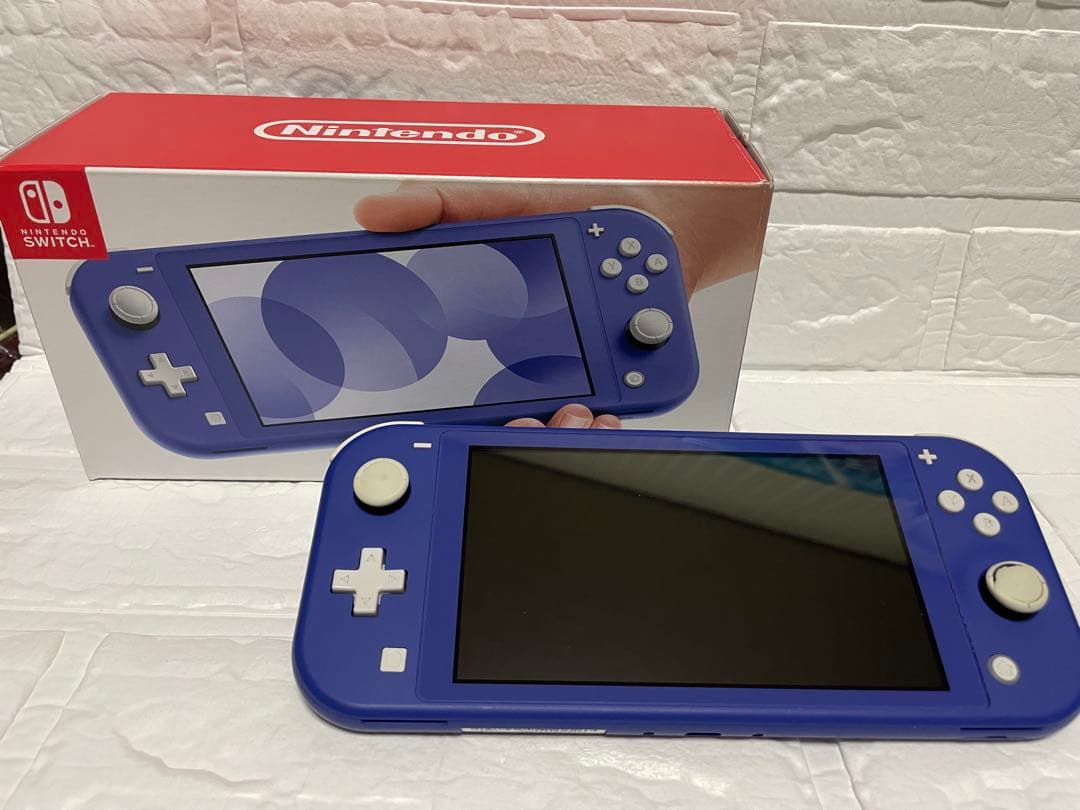 【ジャンク品】Nintendo Switch Lite(ブルー)本体+箱付