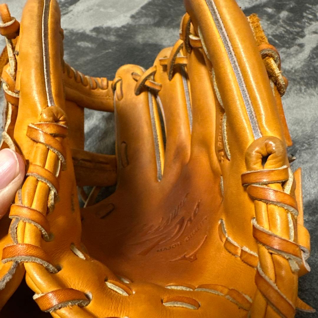 MizunoPro 硬式グローブ オレンジ