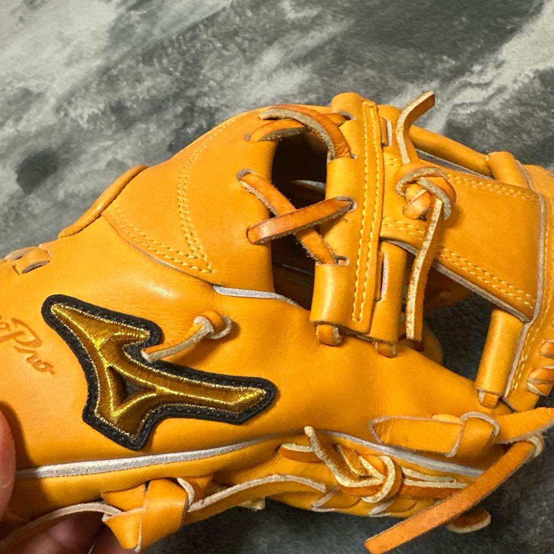 MizunoPro 硬式グローブ オレンジ