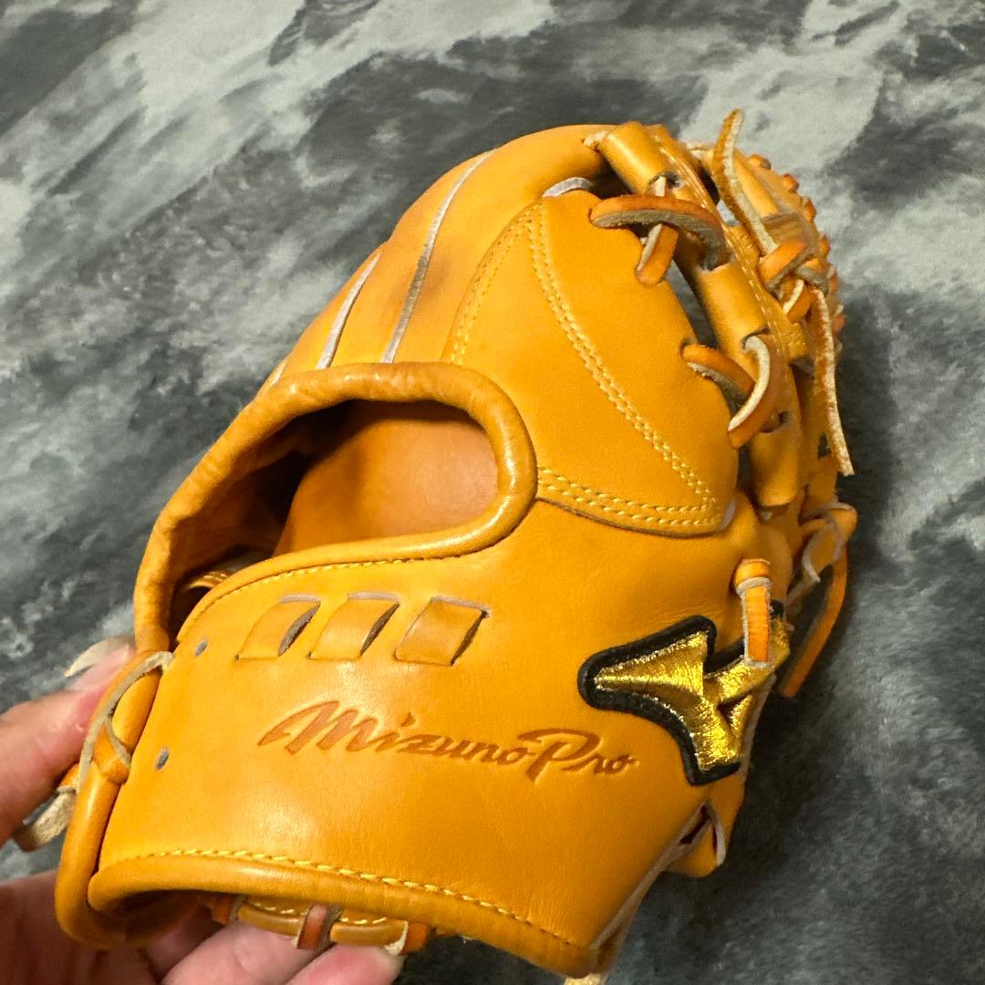 MizunoPro 硬式グローブ オレンジ