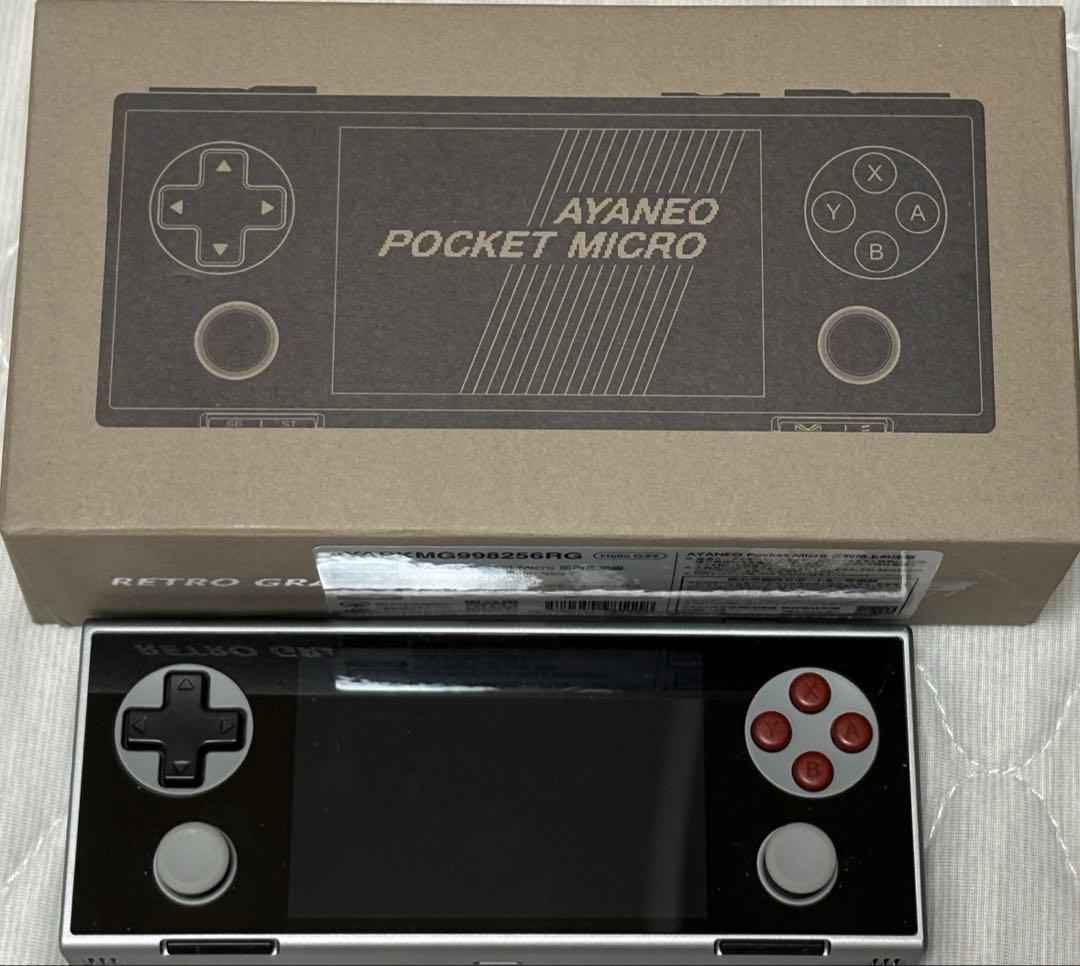 AYANEO Pocket Micro 8GB/256GB レトログレー(中古)