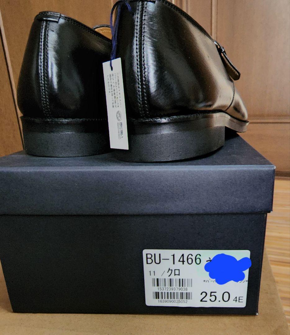 BURBERRY ダブルモンクストラップシューズ ブラック