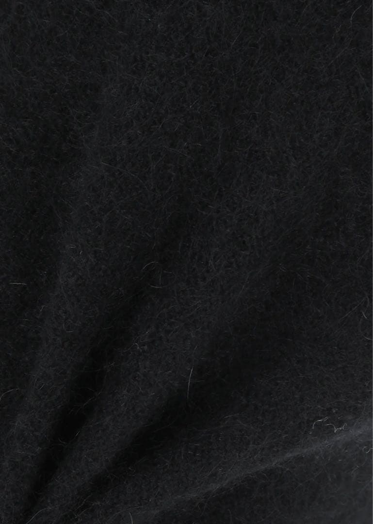 小物 AMOMENTO HAIRY BALACLAVA SCARF - BLACK