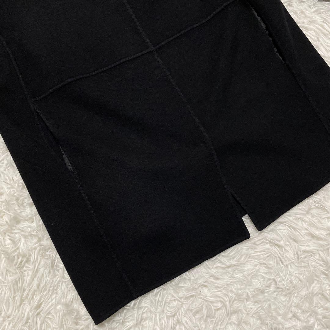 最終値下☆美品☆ ミューズドゥーズィエムクラス　ノーカラーコート　カシミヤ混