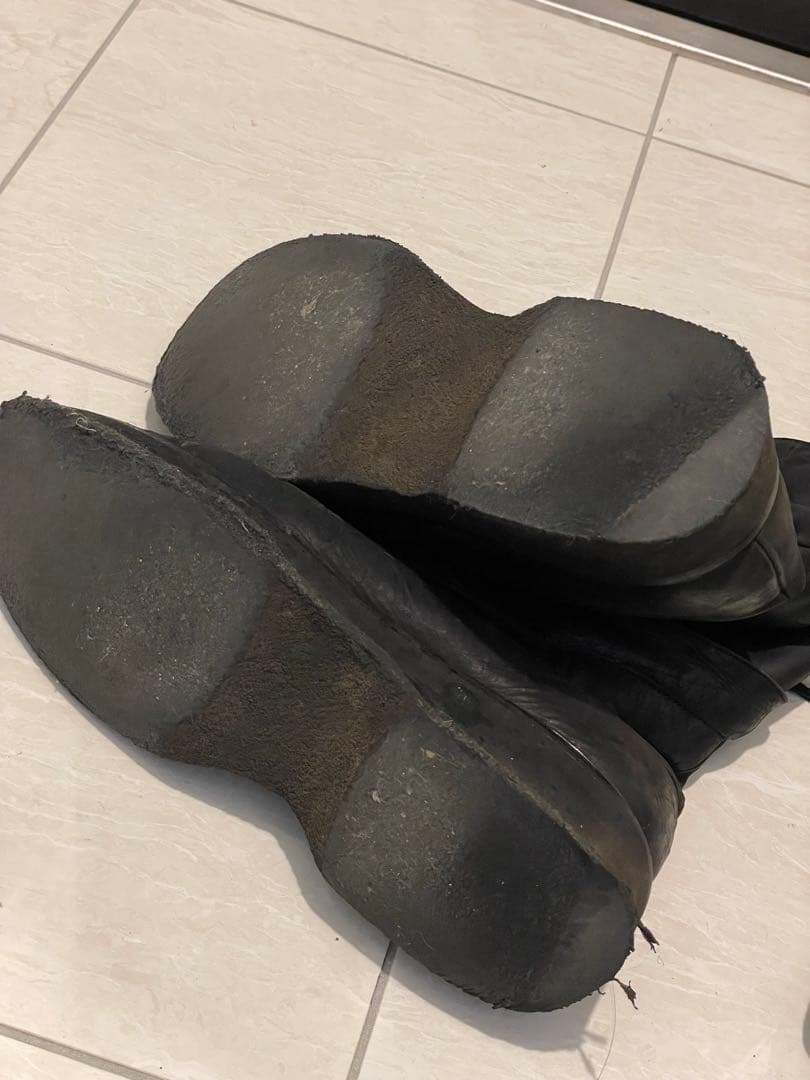 靴 JULIUS SPIRAL ZIP BOOTS