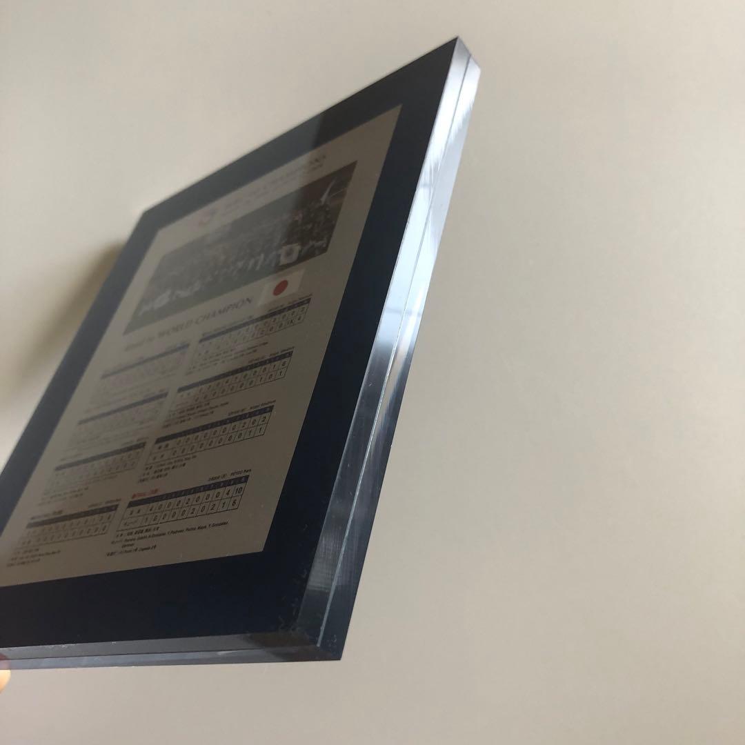 2006年 WBC 記念品 アクリル版 野球 ワールドチャンピオン イチロー