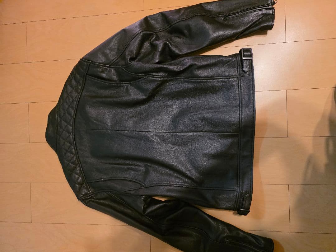 DEGNERシングルライダース レザージャケット 羊革 XL