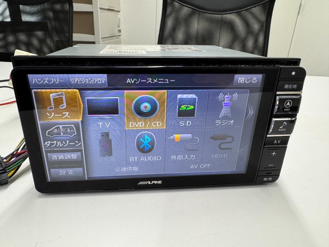 龍　7WZ 　地図　２０２４年度版 アルパインナビ　7インチワイドナビ