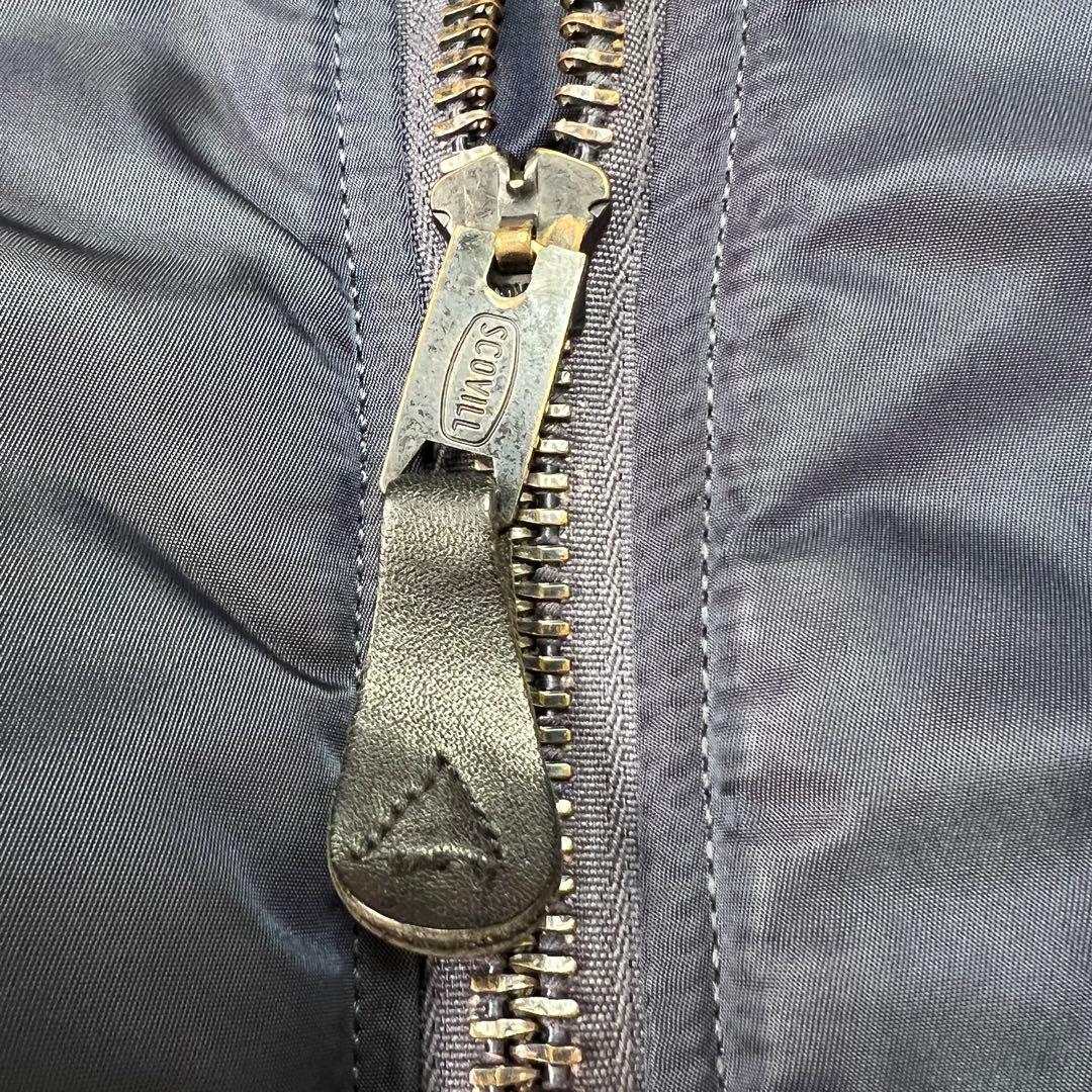 【極美品】アルファ　MA-1 フライトジャケット　69s SCOVILL 紺　M