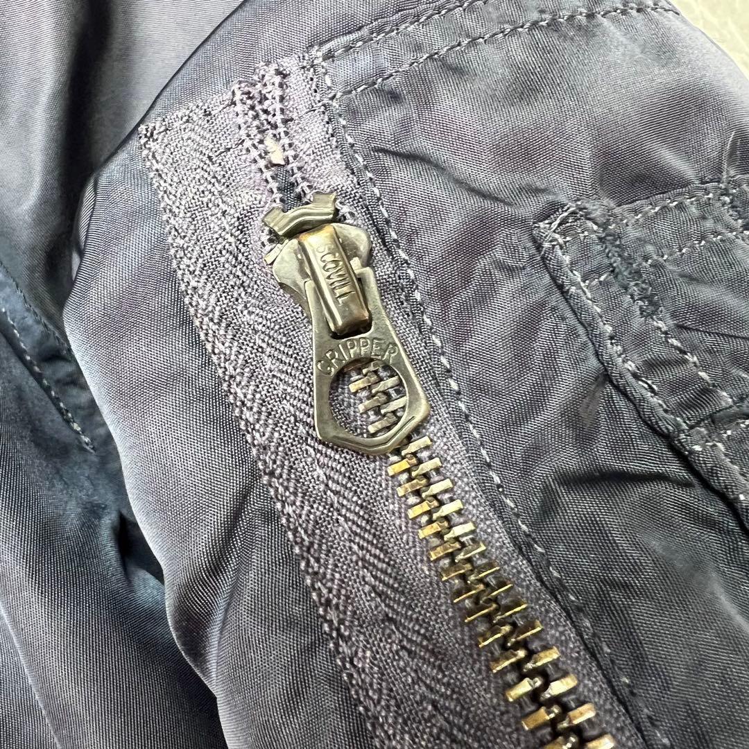 【極美品】アルファ　MA-1 フライトジャケット　69s SCOVILL 紺　M