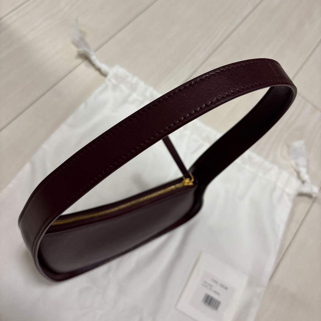 【美品】The Row ザロウ ハーフムーン ハンドバッグ　レーズン