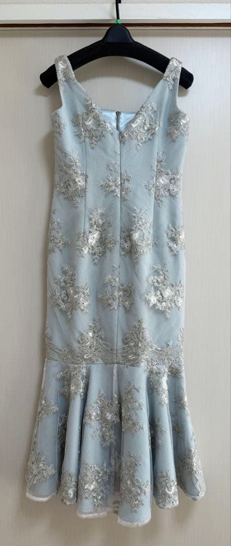 DEA. ローブド 刺繍レース ミディドレス キャバドレス